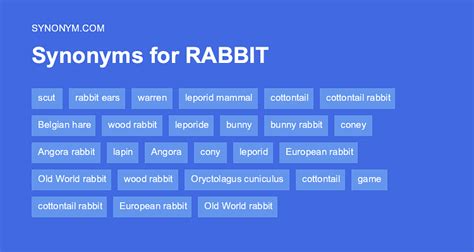 rabbit (syn) figgerits